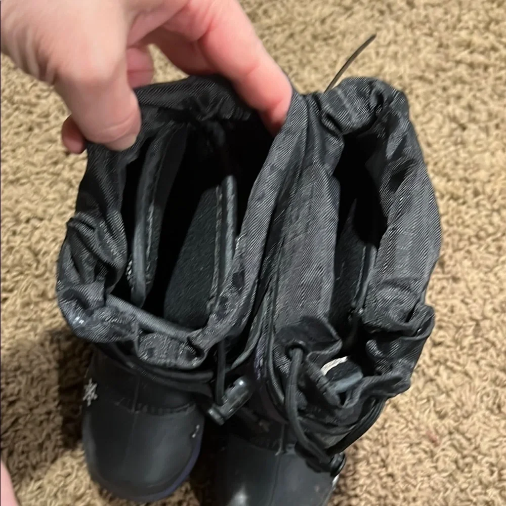 Baffin Kids Purple and Black Snow Boots 7T